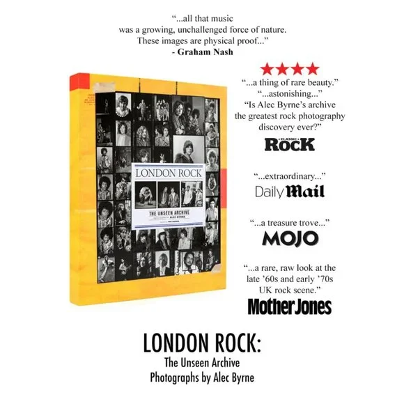 LONDON ROCK: THE UNSEEN ARCHIVE - SIGNED by AUTHOR / PHOTOGRAPHER ALEC BYRNE - Picture 4 of 16